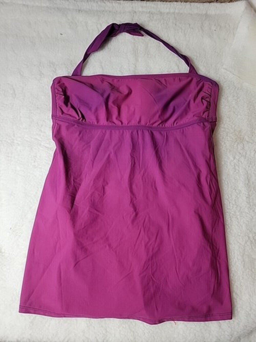 Talbots Purple Fade Tankini Swimsuit Size 14